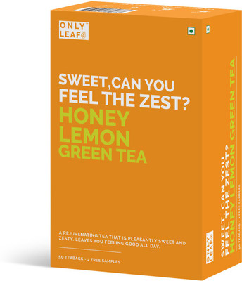 

Onlyleaf 100% Natural Digestive Aid Honey, Lemon Green Tea Bags Box(52 Bags)