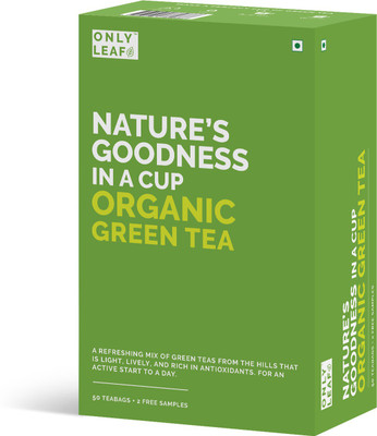

Onlyleaf 100% Natural Weightloss Organic Green Tea Bags Box(52 Bags)