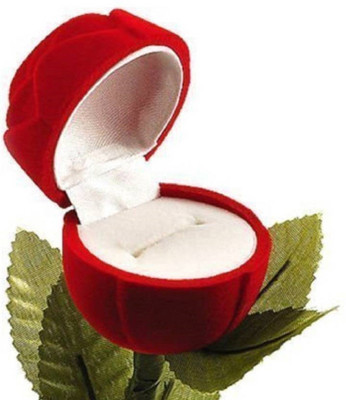

BOXO Red Rose Gift Box - Velvet Red Rose Flower Gift for Girlfriends,Perfect Gift for Valentin Special multipurpose Vanity Box(Red)
