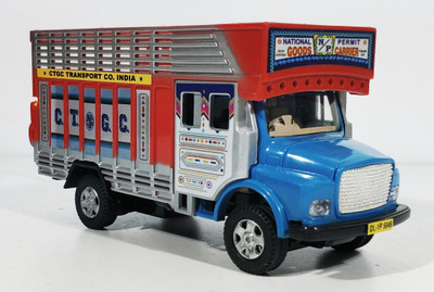 

E-Chariot Public Truck CT - 113 - Blue Miniature Automobile toy (Pull Back Action) Contents may vary from illustrations.(Blue)