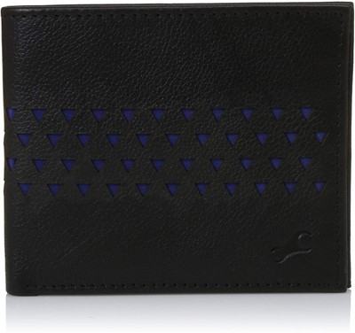 

Fastrack Men Casual Black Genuine Leather Wallet(6 Card Slots)