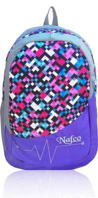 

NAFCO N176 25 L Backpack(Purple, Grey), Black