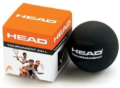 

Head Tournament Single Dot Squash Ball(Pack of 1, Black)