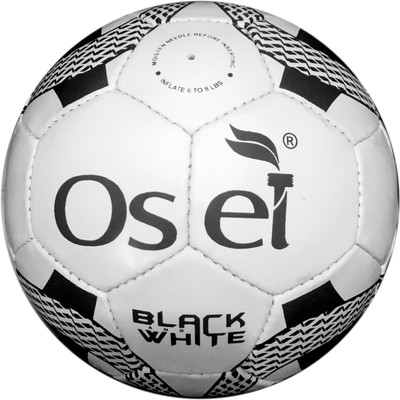 

OSEL Synthetic Football - Size: 5(Pack of 1, Black, White)