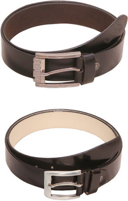 

Lee Topper Men Casual, Evening, Formal, Party Brown Artificial Leather Belt, Black