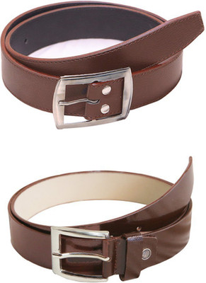 

Lee Topper Men Casual, Evening, Formal, Party Brown Artificial Leather Belt
