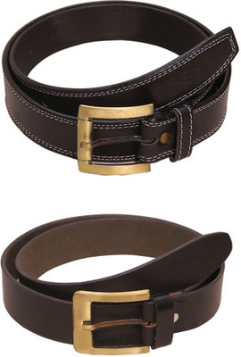 

Lee Topper Men Casual, Evening, Formal, Party Black Artificial Leather Belt