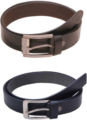 

Lee Topper Men Casual, Evening, Formal, Party Black Artificial Leather Belt