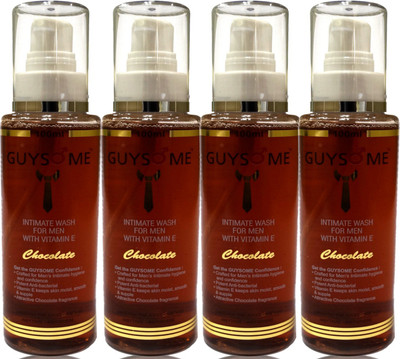 

GUYSOME Chocolate Flavor Men's Intimate Hygiene Wash (Pack of 4)(400 ml, Pack of 4)