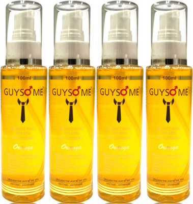 

GUYSOME Orange Flavor Men's Intimate Hygiene Wash (Pack of 4)(400 ml, Pack of 4)
