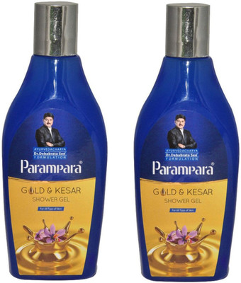 

parampara GOLD & KESAR SHOWER GEL (2) PCS(290 ml, Pack of 2)