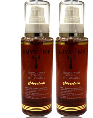 

GUYSOME Chocolate Flavor Men's Intimate Hygiene Wash (Pack of 2)(200 ml, Pack of 2)