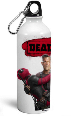 

MUGKIN A-MDP15 Marvel Best Superhero Deadpool Official Printed Bottle 750 ml Sipper(Pack of 1, White)