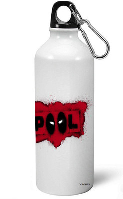 

MUGKIN A-MDP16 Marvel Best Superhero Deadpool Official Printed Bottle 750 ml Sipper(Pack of 1, White)