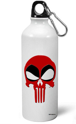

MUGKIN A-MDP08 Marvel Best Superhero Deadpool Official Printed Bottle 750 ml Sipper(Pack of 1, White)