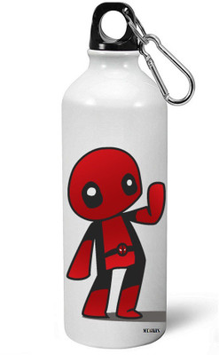 

MUGKIN A-MDP19 Marvel Best Superhero Deadpool Official Printed Bottle 750 ml Sipper(Pack of 1, White)