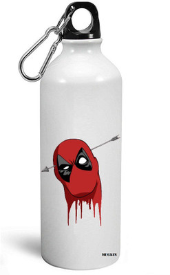 

MUGKIN A-MDP03 Marvel Best Superhero Deadpool Official Printed Bottle 750 ml Sipper(Pack of 1, White)