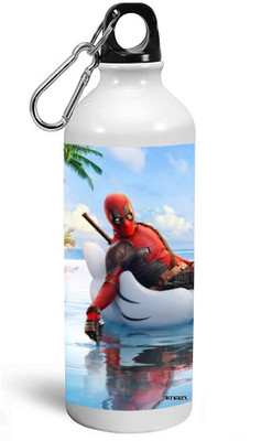 

MUGKIN A-MDP17 Marvel Best Superhero Deadpool Official Printed Bottle 750 ml Sipper(Pack of 1, White)