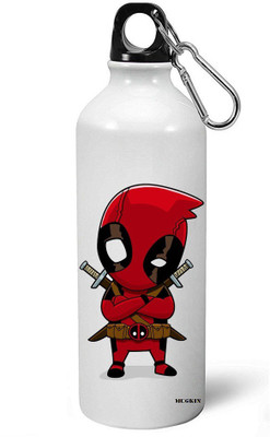 

MUGKIN A-MDP21 Marvel Best Superhero Deadpool Official Printed Bottle 750 ml Sipper(Pack of 1, White)