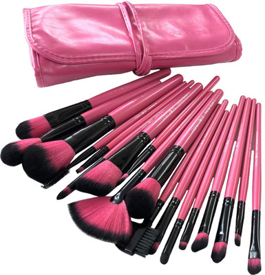 

Puna Store 18 Piece Makeup brush Set(Pink)(Pack of 18)
