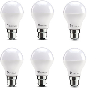 

Syska 9 W Standard B22 LED Bulb(White, Pack of 6)