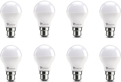

Syska 9 W Standard B22 LED Bulb(White, Pack of 8)