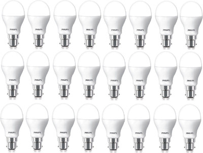 PHILIPS 9 W Basic Standard B22 LED Bulb(White, Pack of 24)