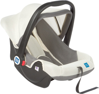 

MeeMee Baby Car Seat Cum Carry Cot with Thick Cushioned Seat Forward Facing Car Seat(Grey, White)