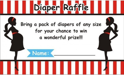 

Theme My Party Baby Shower Diaper raffle Tickets Game (Pack of 10)(Multicolor)
