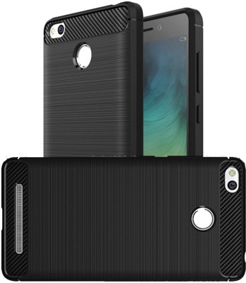 CASE CREATION Back Cover for Xiaomi Redmi 3S Prime 2018(Black, Grip Case, Silicon, Pack of: 1)