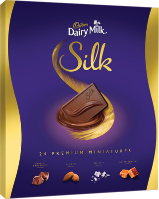 

Cadbury Dairy Milk Silk Miniatures Chocolate Gift Box Bars(240 g)
