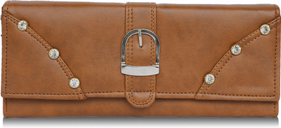 Aisna Casual Tan Clutch