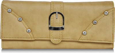 Aisna Casual Beige Clutch