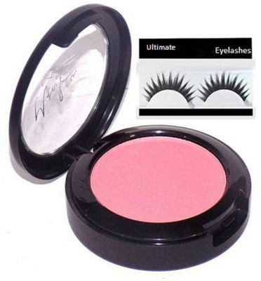 

Ultimate Eyelashes, Mac One Shade Pink Blusher Compact(Set of 2)