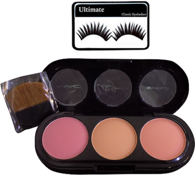 

Ultimate Eyelashes, Mac 3 Shade Blusher Compact(Set of 2)