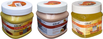 

Glow Right SANDAL FACIAL SET M2(Set of 3)