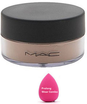 

Pro longwear combo Sponge Puff With Mac Liquid Foundation 'Mineralize' Loose Powder 30 gm(Set of 2)