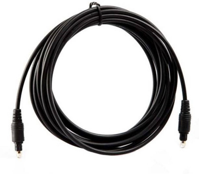 

PAC 5 Meter Toslink Digital Network Cable(Compatible with computer, Black)