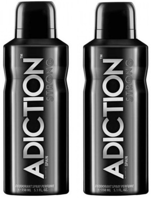 

Addiction Strong Spain Body Spray - For Men(150 ml, Pack of 2)