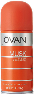 

Jovan Musk Deodorant Body Spray For Men 150ML Deodorant Spray - For Men(150 ml)