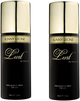 

Sunny Leoney Lust Body Spray - For Men(300 ml, Pack of 2)