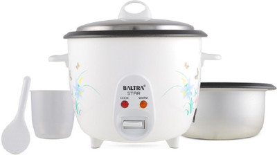 

Baltra 136081 Electric Rice Cooker(1, White)