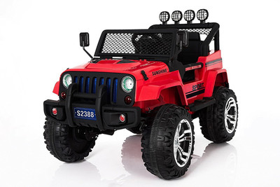 

INDO OVERSEAS Jeep Battery Operated Ride On(Multicolor), White