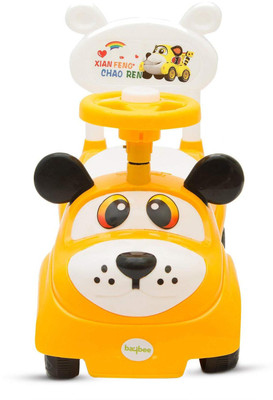 

Baybee Rusty Ride On Push Car Toy I No batteries, Gears, or Pedals,Twist, Turn Push Car Toy for endless fun I Suitable For Boys & Girls Car Non Battery Operated Ride On(Yellow)