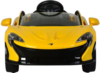 

Baybee Licensed McLaren P1 Battery Operated Ride on Car MP3 and USB Player | Parental Remote, Seatbelt Car Battery Operated Ride On(Yellow)