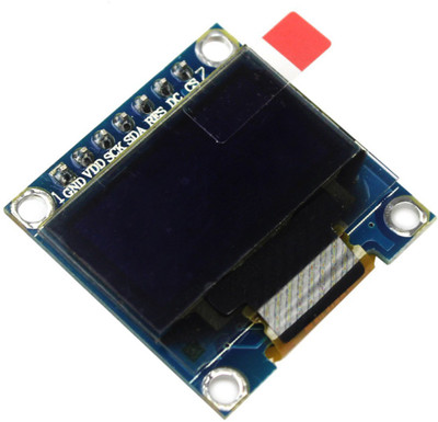 

KITSGURU 0.96" Blue SPI Serial 128X64 OLED LCD Display Screen Electronic Components Electronic Hobby Kit