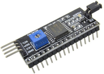 

Robodo IIC/I2C/TWI/SPI Serial Interface Board Module For 1602 LCD Display Electronic Components Electronic Hobby Kit