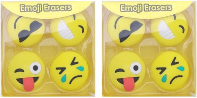 

A2Z Emoji Shaped Non-Toxic Eraser(Set of 2, Yellow)