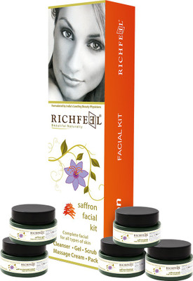 

Richfeel Saffron Facial Kit 5x50 gms 250 g