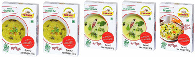 

TRENDY FOODS & SPICES INSTANT COMBO DAL,KADHI AND BIRYANI (2+2+1) Combo(10)